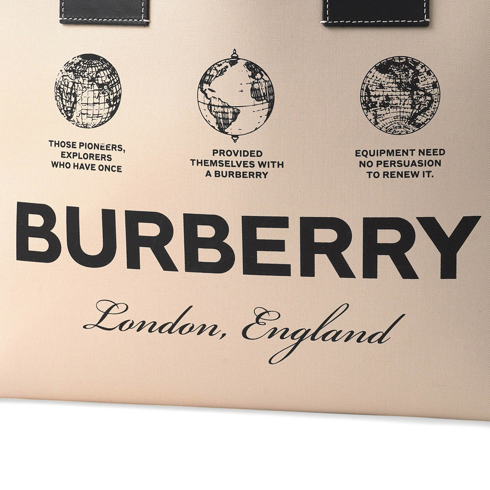 Burberry Tote Bag Label Beige - Picture 7 of 9